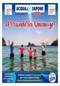 Copertina Volantino Acqua e Sapone