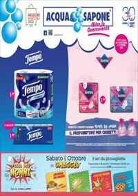 Copertina Volantino Acqua e Sapone