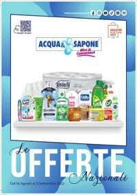 Copertina Volantino Acqua e Sapone