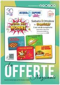 Copertina Volantino Acqua e Sapone