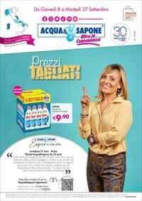 Copertina Volantino Acqua e Sapone