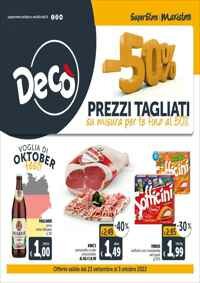 Copertina Volantino Deco Maxistore Superstore