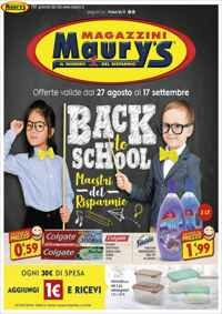 Copertina Volantino Maury's