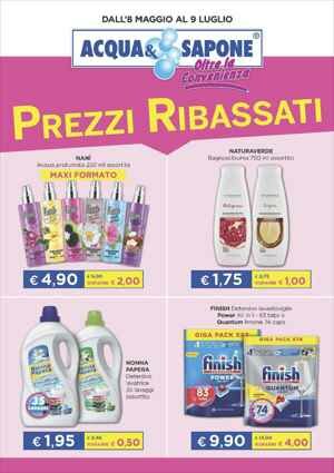 Copertina Volantino Acqua e Sapone