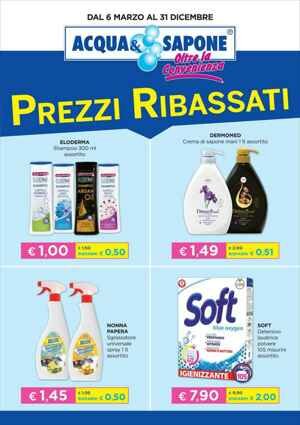 Copertina Volantino Acqua e Sapone