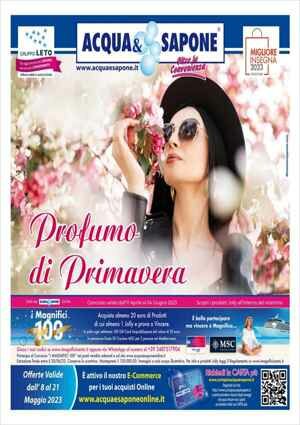 Copertina Volantino Acqua e Sapone