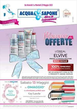 Copertina Volantino Acqua e Sapone