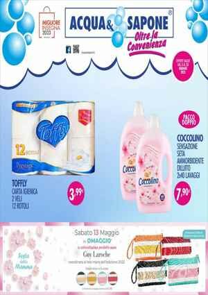Copertina Volantino Acqua e Sapone