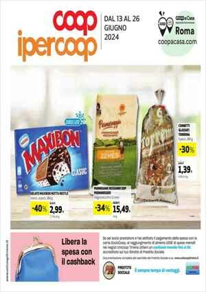 Copertina Volantino Coop ipercoop Roma
