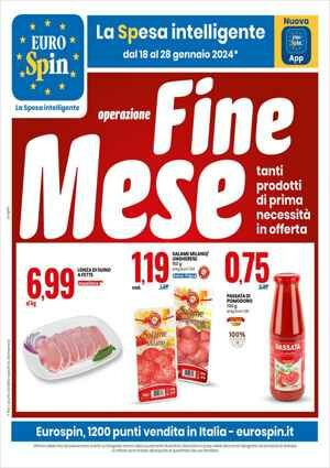 Copertina Volantino Eurospin Sud Italia
