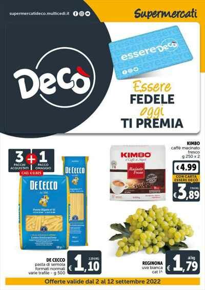 Copertina Volantino Deco Supermercati