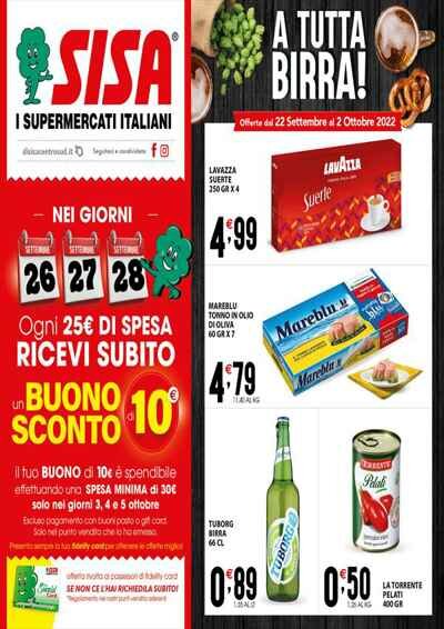 Copertina Volantino SISA Centro Sud